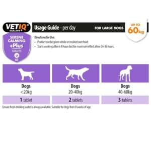 VetIQ Serene-Um Xtra Calming Tablets (60 Tablets) - Image 2