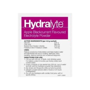 Hydralyte Apple Blackcurrant Flavoured Electrolyte Powder 10 Packs - Everyday Rehydration for Dehydration Relief Due to Heat, Travel, Illness & Exercise - Image 4