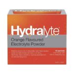 Hydralyte Orange Flavoured Electrolyte Powder – WHO-Standard Oral Rehydration Solution for Diarrhea, Sports & Daily Hydration, Gluten-Free, Family Safe, 10 Sachets Value Pack - Image 4