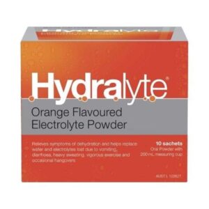 Hydralyte Orange Flavoured Electrolyte Powder, 10 Sachets, Oral Rehydration - Image 4