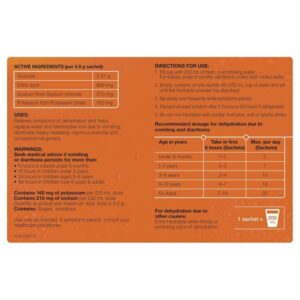 Hydralyte Orange Flavoured Electrolyte Powder, Value Pack, 24 Sachets, Oral Rehydration - Image 2