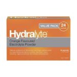 Hydralyte Orange Flavoured Electrolyte Powder – WHO-Standard Oral Rehydration Solution for Diarrhea, Sports & Daily Hydration, Gluten-Free, Family Safe, 24 Sachets Value Pack - Image 4
