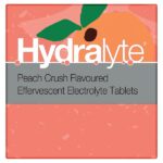 Hydralyte Peach Crush Effervescent Electrolyte Tablets – WHO-Standard Rehydration for Sports, Running, Daily Hydration & Illness Recovery, Self-Dissolving, Gluten-Free, 20 Tablets - Image 6