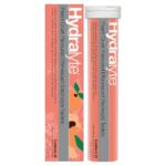 Hydralyte Peach Crush Effervescent Electrolyte Tablets – WHO-Standard Rehydration for Sports, Running, Daily Hydration & Illness Recovery, Self-Dissolving, Gluten-Free, 20 Tablets - Image 7