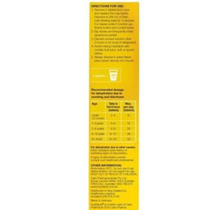 Hydralyte Watermelon Burst Flavoured Effervescent Electrolyte 20 Tablets - Great for Running, Sports & Daily Hydration - Convenient & Self-Dissolving Tablets. - Image 6