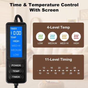 Aroma Season - Heated Eye Mask, Hot Eye Compress for Dry Eyes, Blepharitis, MGD and Blepharitis, Moist Heat Treatment to Unclog Tear Glands (Dark Gray) - Image 5