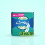 Always Ultra Thin Size 2 Feminine Pads without Wings, Super Absorbency, Unscented, 40 Count - Pack of 3 (120 Total Count) (Packaging May Vary)