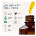 Cliganic USDA Organic Jojoba Oil, 100% Pure (2oz) | Natural Cold Pressed Unrefined Hexane Free Oil for Hair & Face | Base Carrier Oil - Image 5