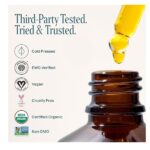 Cliganic USDA Organic Rosehip Seed Oil for Face, 100% Pure | Natural Cold Pressed Unrefined Hexane-Free | Base Carrier Oil for Skin, Hair & Nails | Certified Organic, 1oz - Image 5