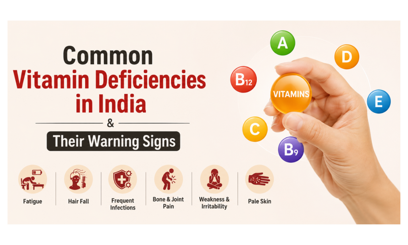 Common Vitamin Deficiencies in India & Their Warning Signs