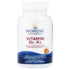 Nordic Naturals Vitamin D3 K2 orange softgel supplement box, 60 softgels