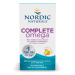 Nordic Naturals Complete Omega lemon softgels, omega 3 6 9 fish oil with GLA, 180 count