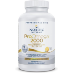 Nordic Naturals ProOmega 2000, 2150 mg Omega-3 Fish Oil, Lemon, 120 Soft Gels