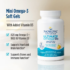 Nordic Naturals Ultimate Omega 2X Mini D3, 1120mg+1000IU, Lemon - 60 Count | Ultimate Omega mini soft gels with 1120mg EPA+DHA + 1000 IU D3. Supports brain, heart, bone & immune health. Lemon, 60ct - Image 5