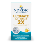 Nordic Naturals Ultimate Omega 2X lemon softgels with Vitamin D3, 2150 mg EPA+DHA, 60 count