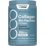 NeoCell Collagen Bio-Peptides Protein, 20g Collagen, Grassfed, Unflavored, 10 oz (283g)