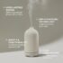 Cliganic Ceramic Diffuser (White), 100ml Ultrasonic for Essential Oils Aromatherapy, Home & Office - Image 3
