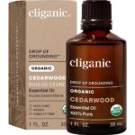 Cliganic Organic Cedarwood Essential Oil, 100% pure undiluted oil for aromatherapy diffuser