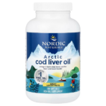 Nordic Naturals Arctic Cod Liver Oil, 750mg Omega-3, Lemon, 180 Soft Gels
